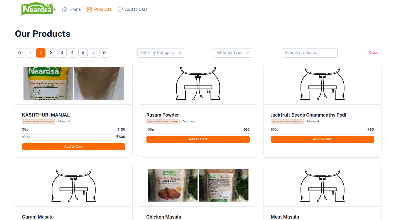 Product Listing